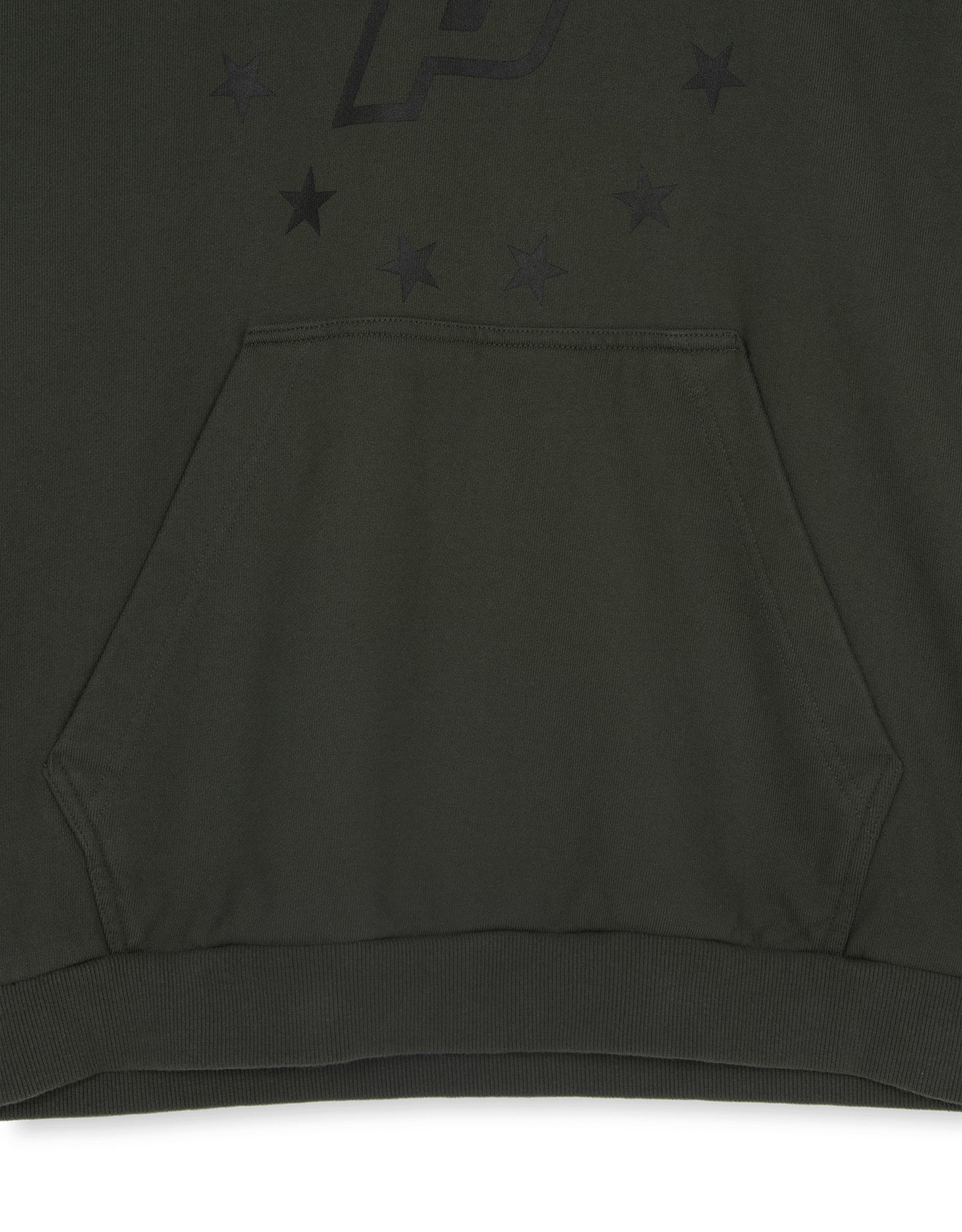 CIRCULAR LOGO HOODIE CHARCOAL