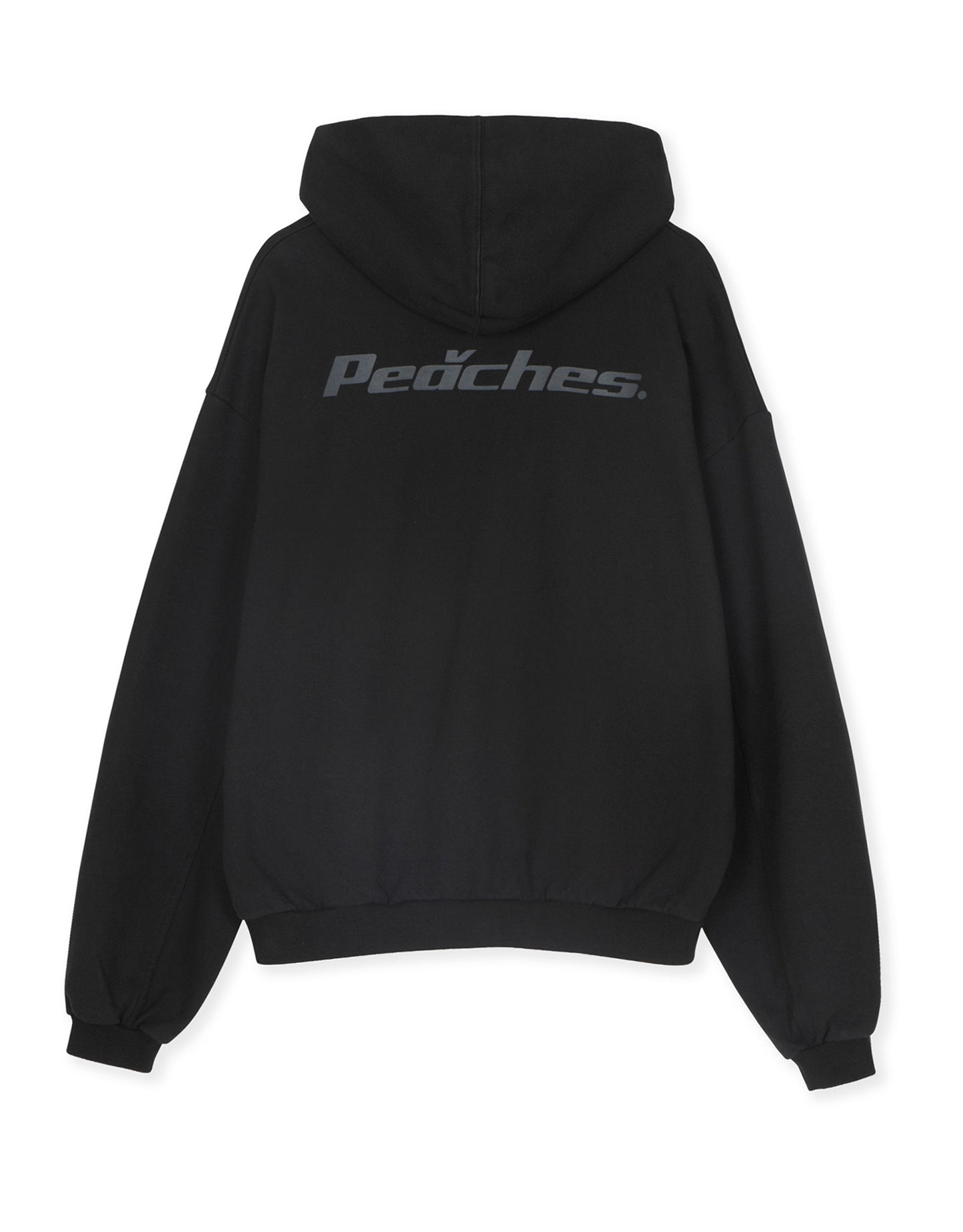 CIRCULAR LOGO HOODIE BLACK