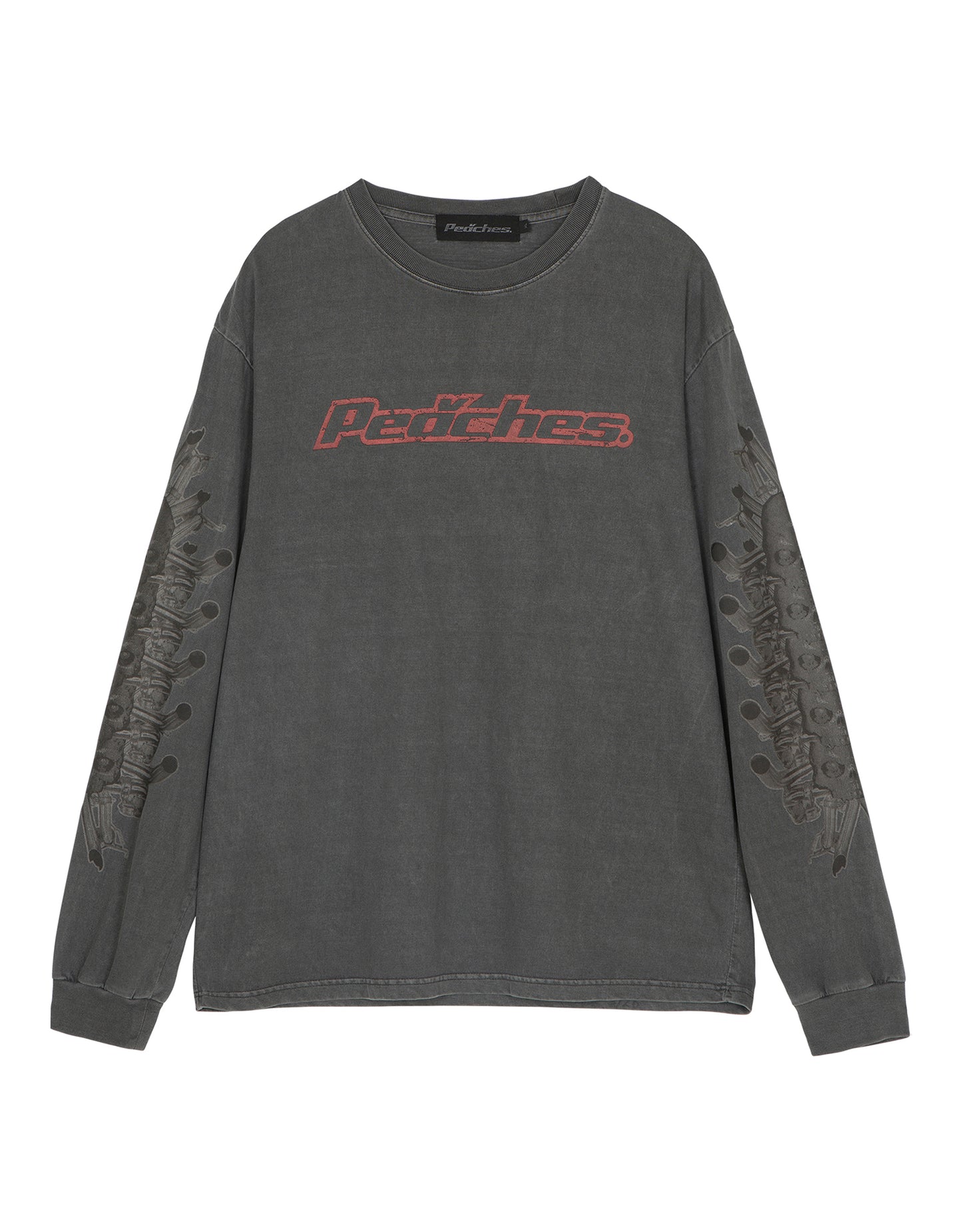 SKULL EXHAUST LONG-SLEEVE TEE