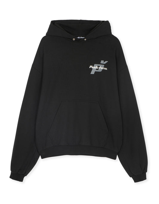 SIGNATURE LOGO HOODIE BLACK