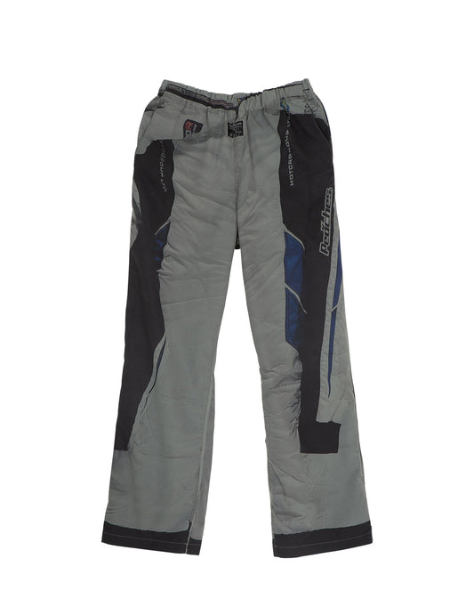 RACING SUIT PRINTED TRACK PANTS CHARCOAL