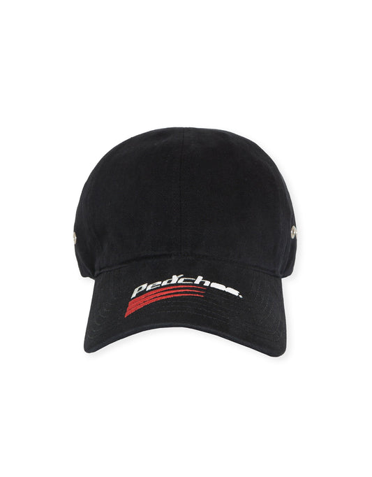 LOGO EMBROIDERY CAP BLACK