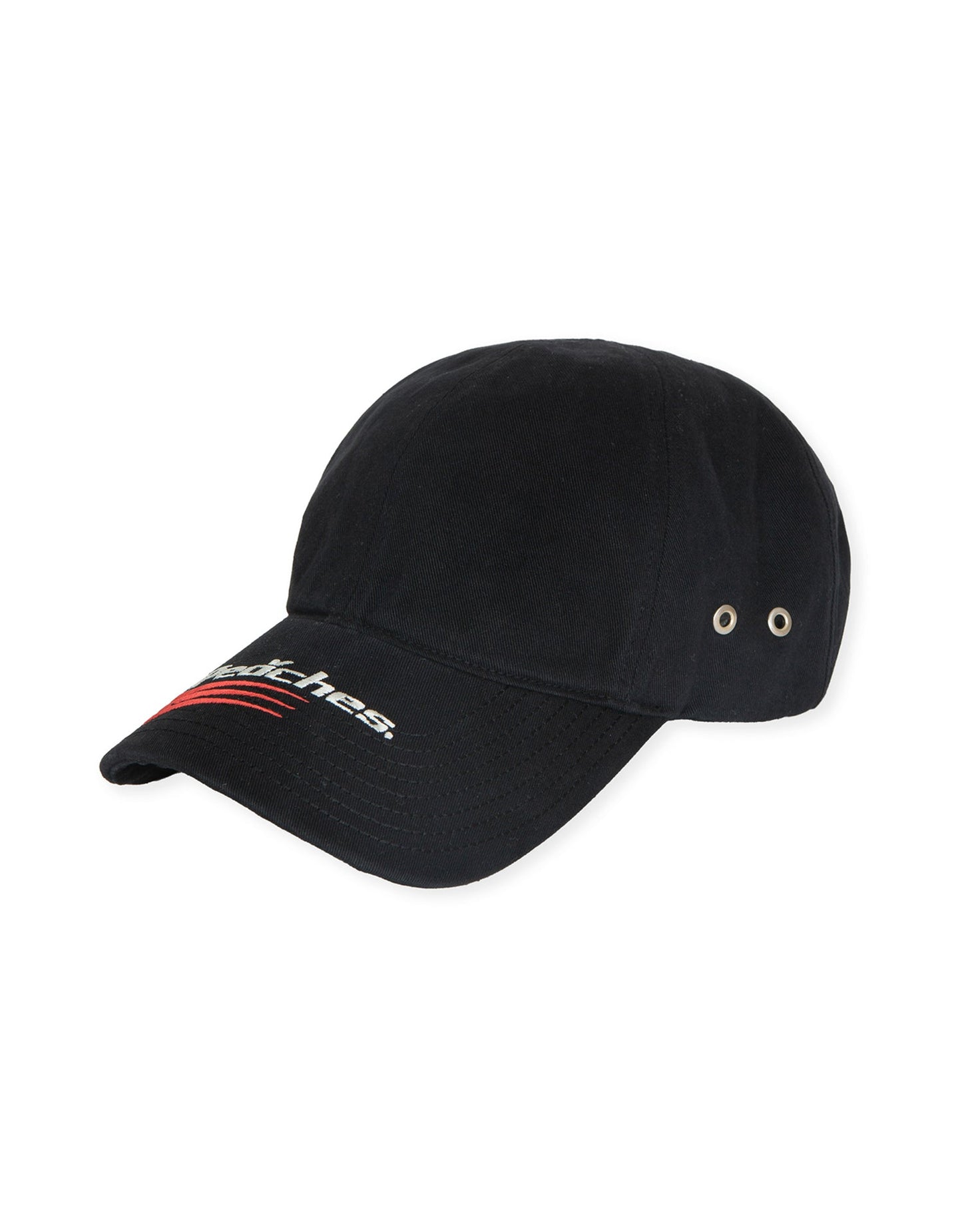 LOGO EMBROIDERY CAP BLACK