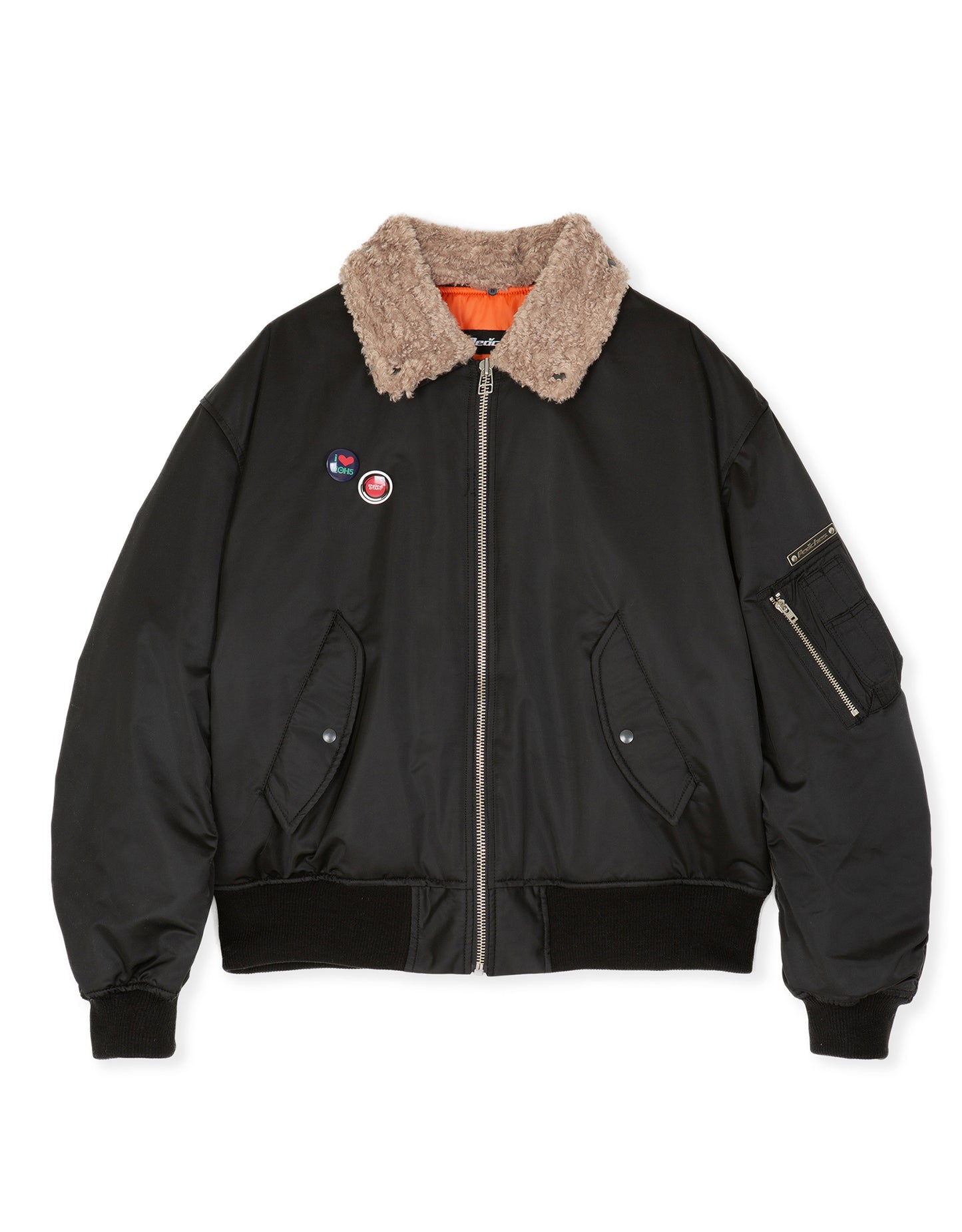 FUR COLLAR MA-1 JACKET