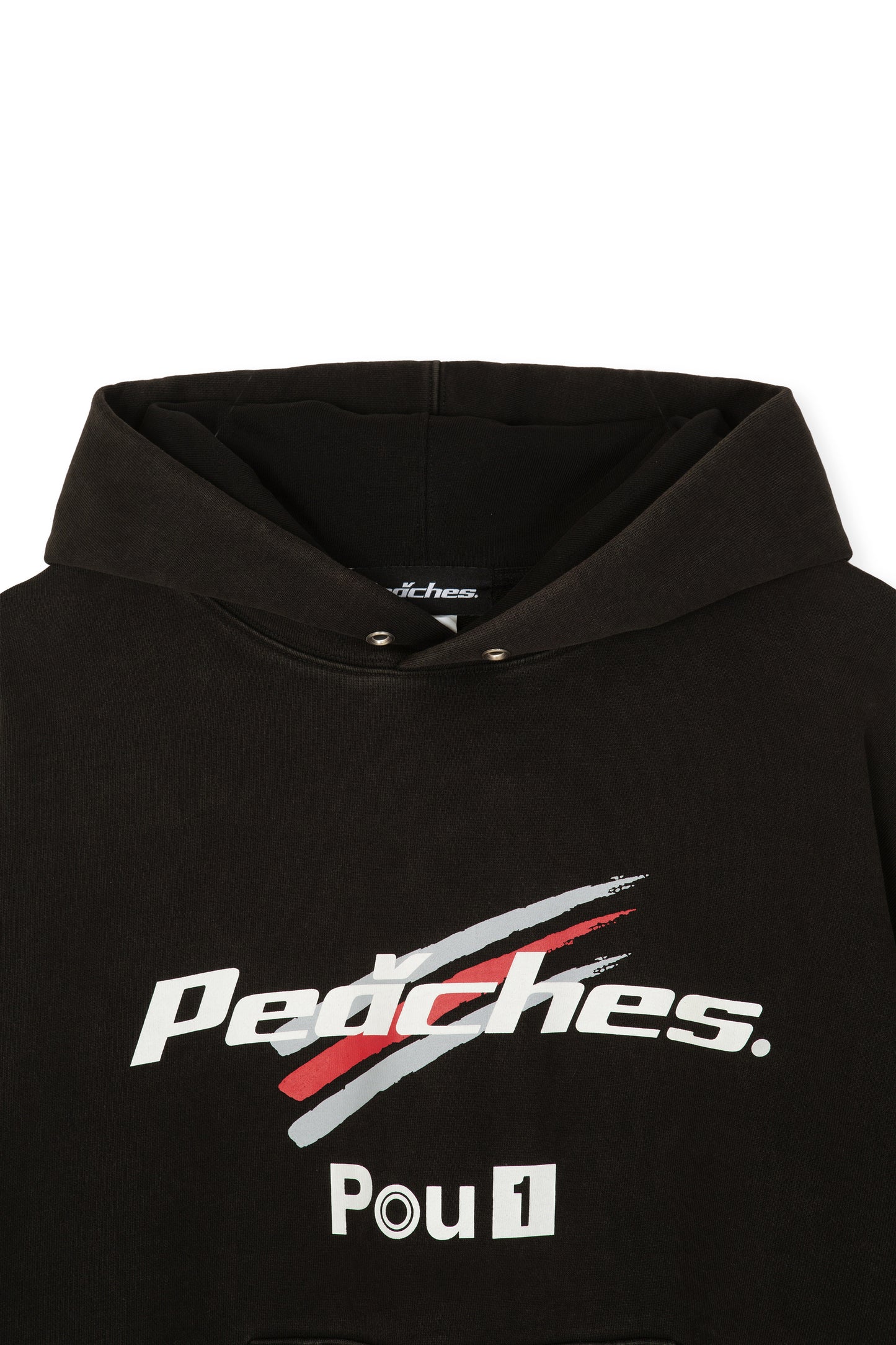 WESTERN RACING LOGO HOODIE BLACK