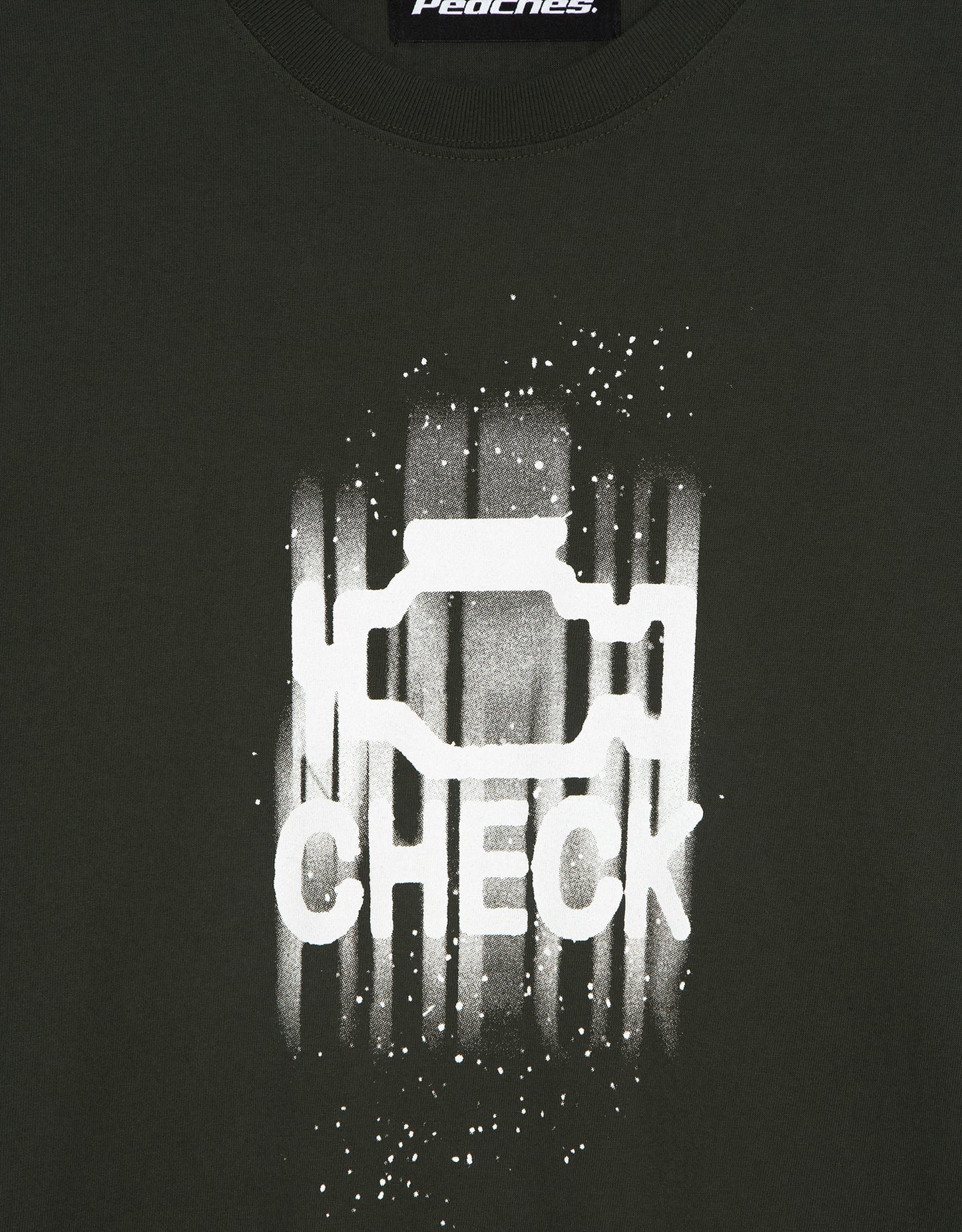 ENGINE CHECK TEE CHARCOAL